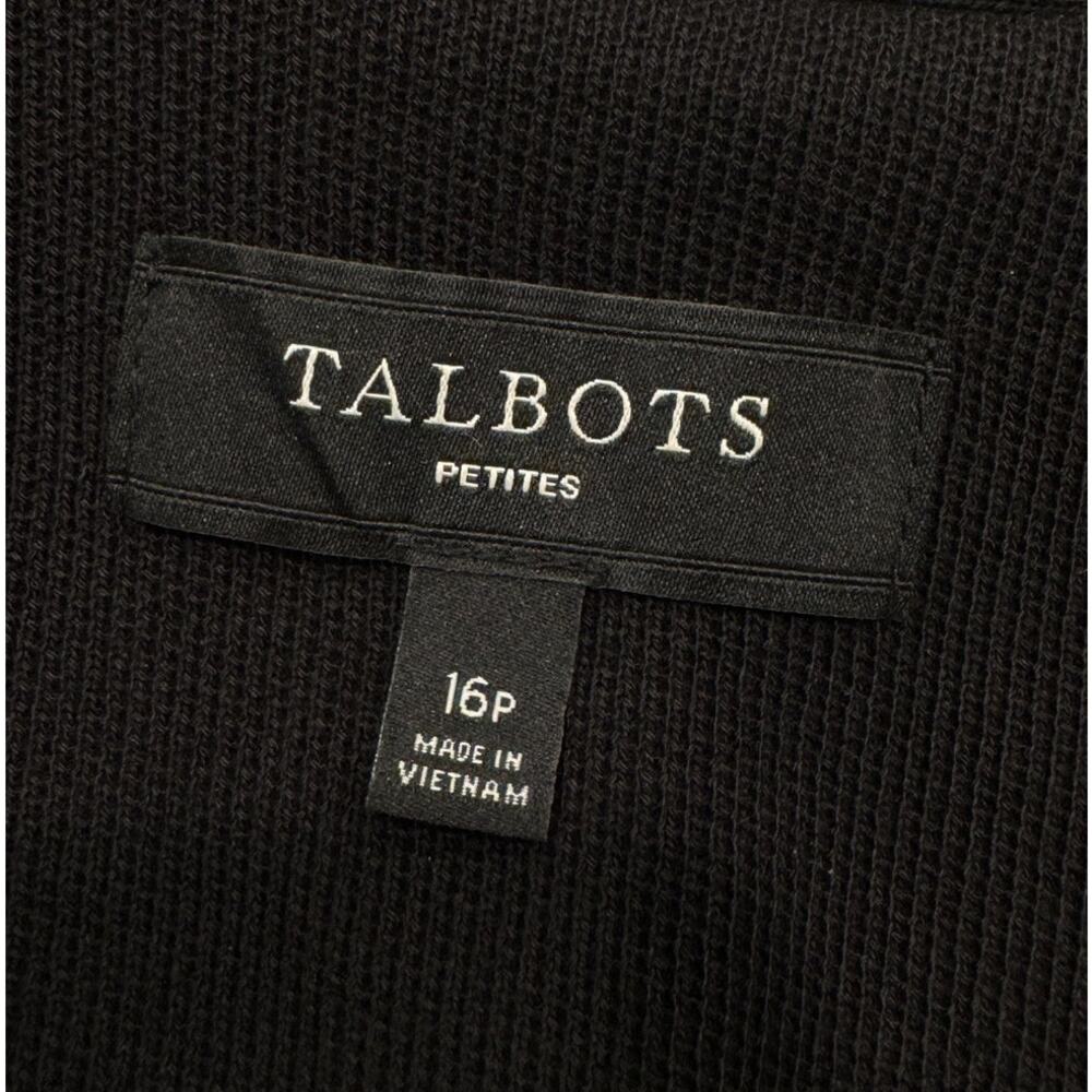 Talbots Black Blazer with Gold Buttons - Picture 2 of 11